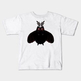 Mothman Cat Cryptid Meowthra Kids T-Shirt